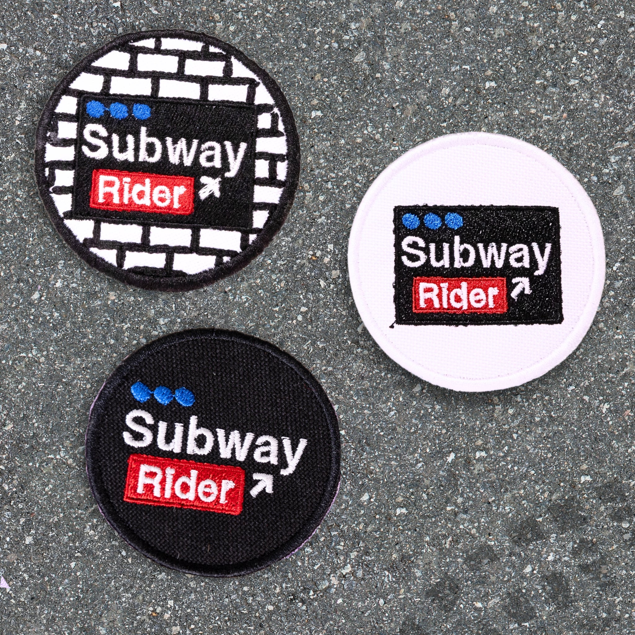 Subway Rider Circle Patch