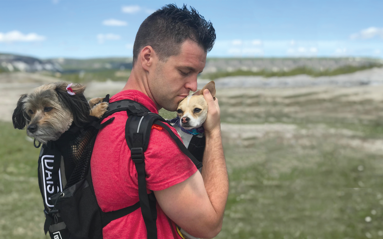 The Front Facing Dog Backpack Carrier K9 Sport Sack