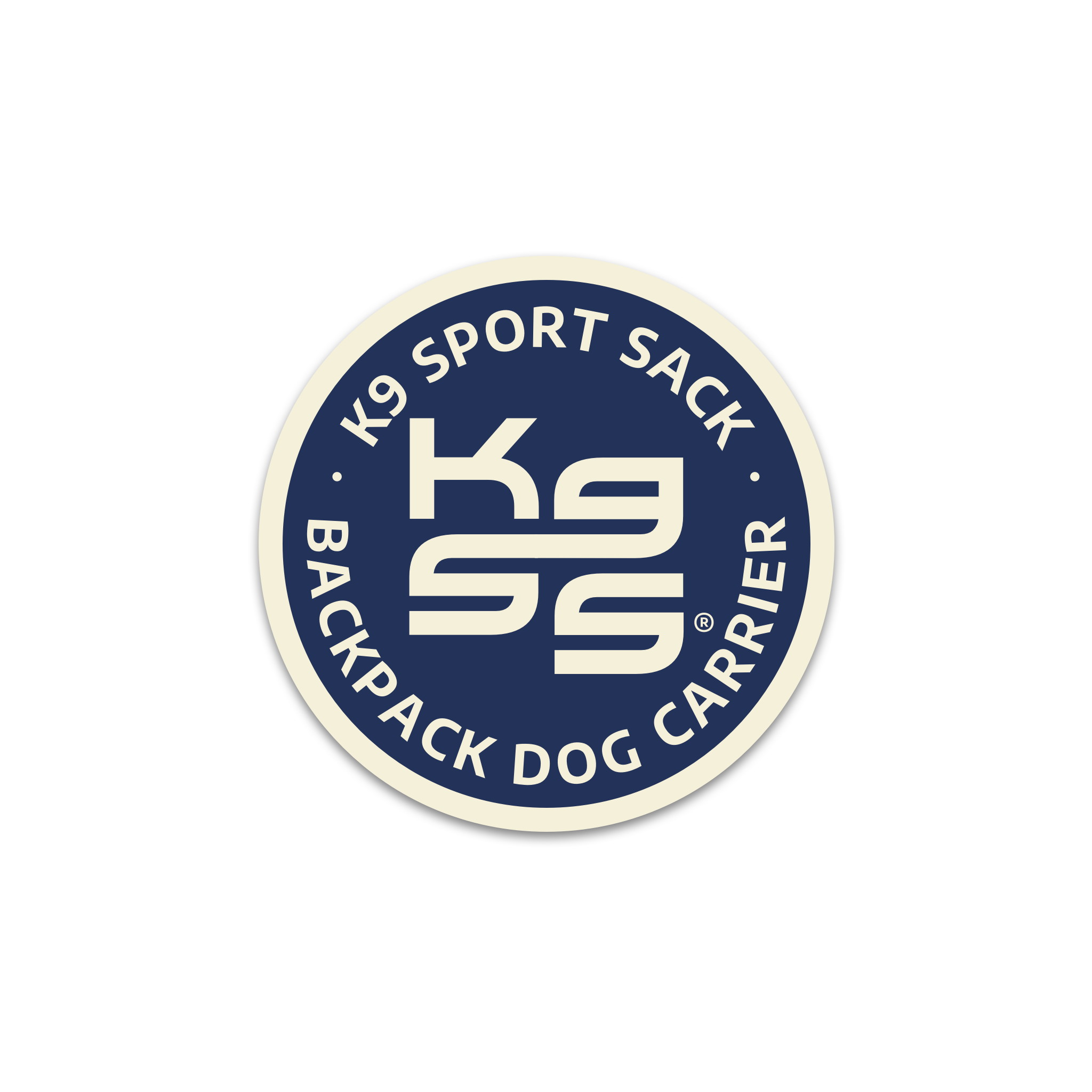 K9 Sport Sack Sticker blue