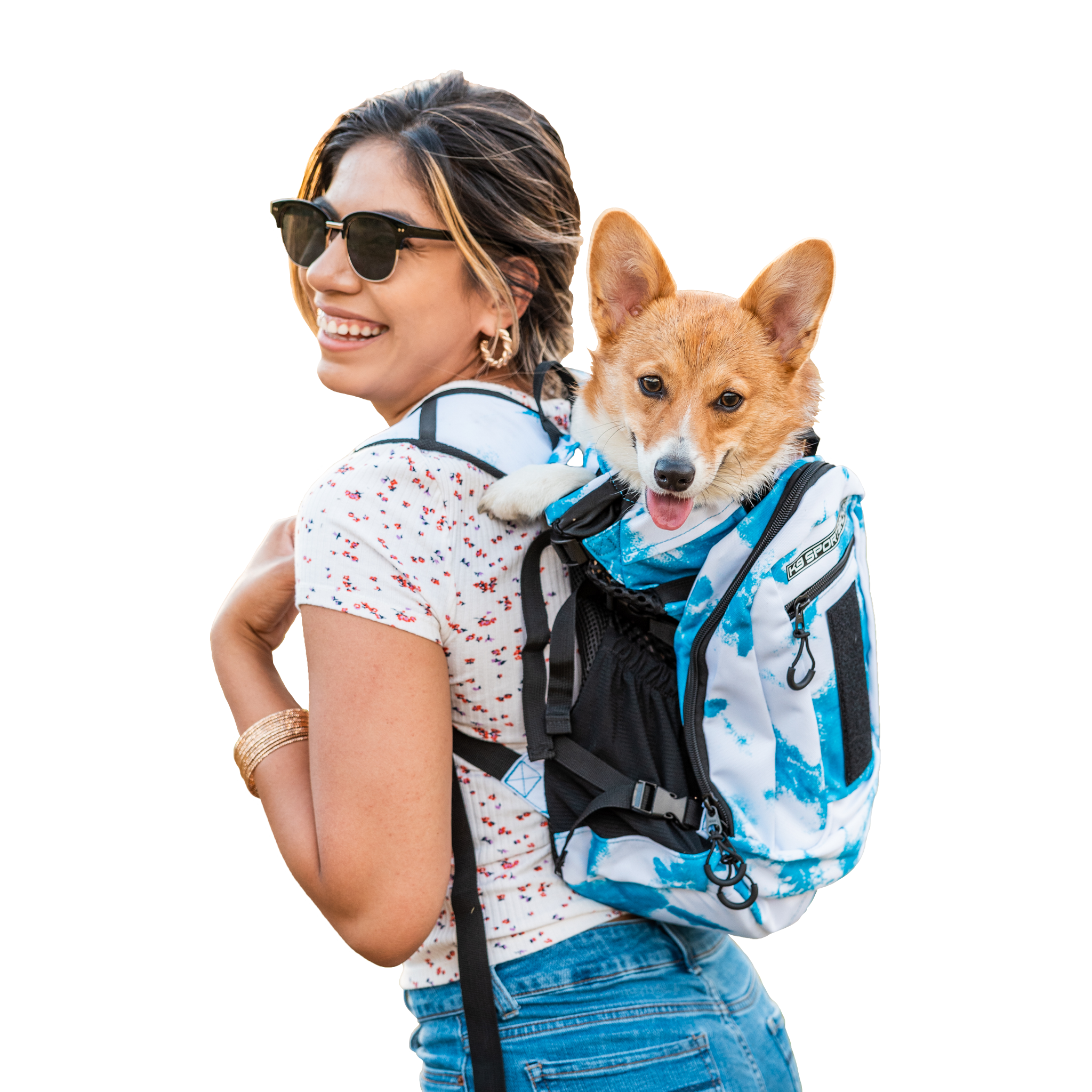 K9 backpack deals corgi