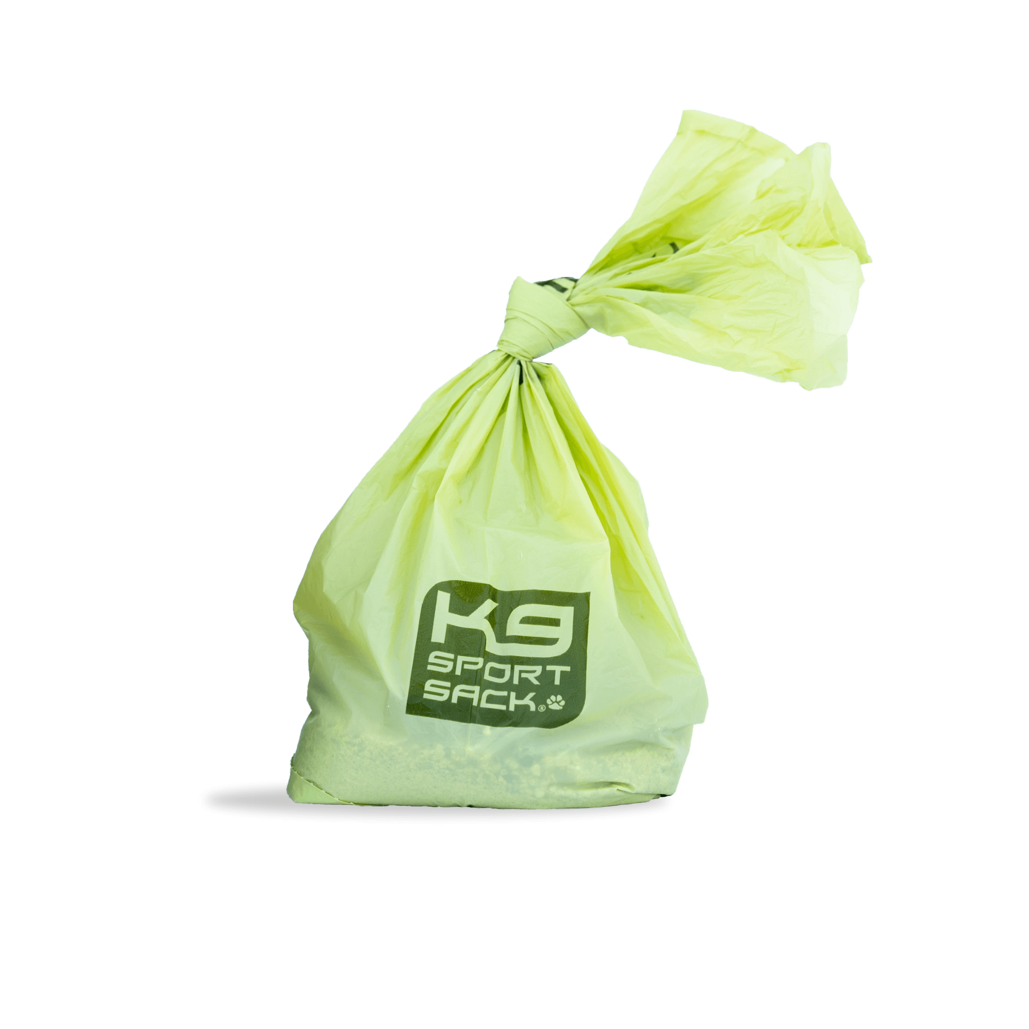 single filled and tied up waste bag.