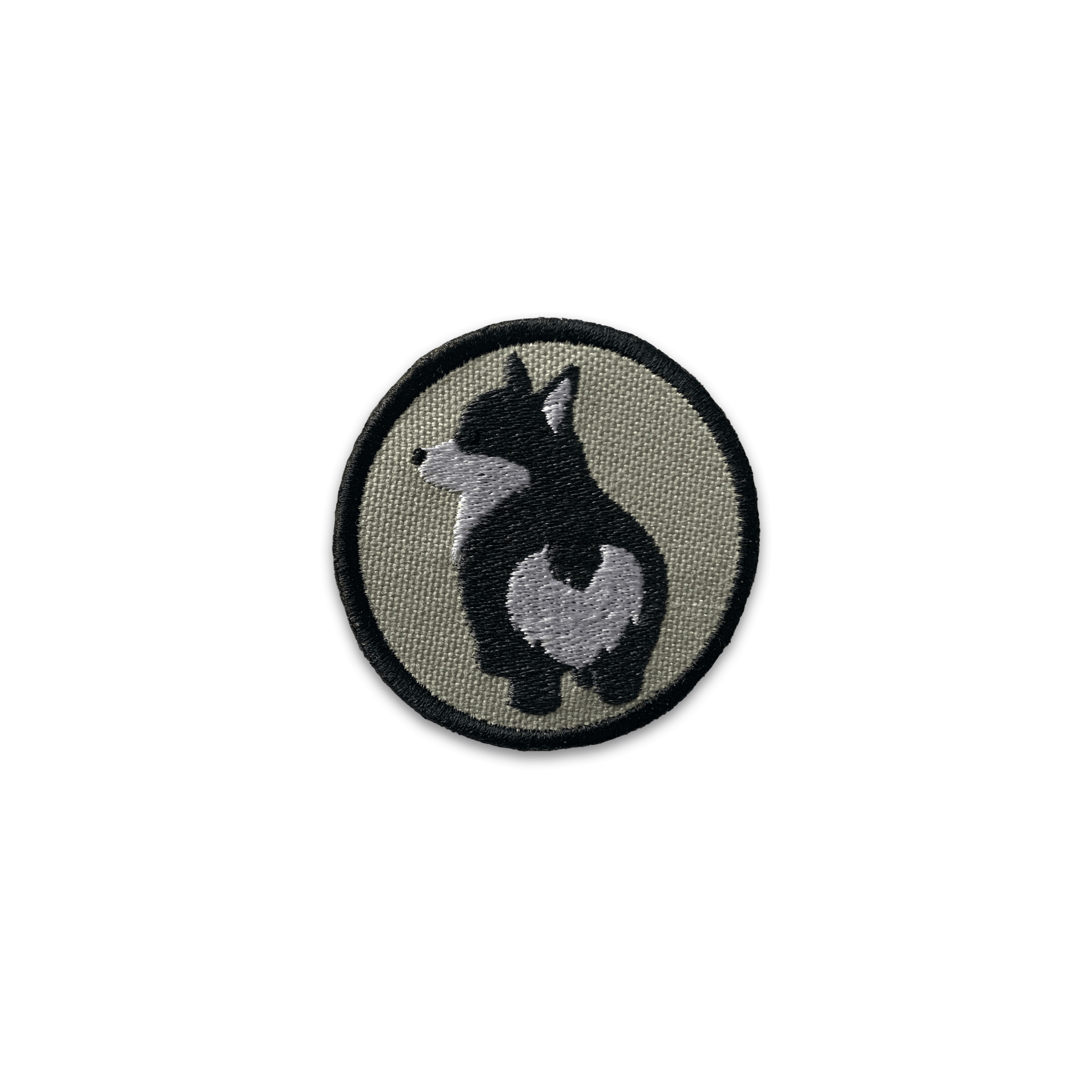 Gray Dog Patches