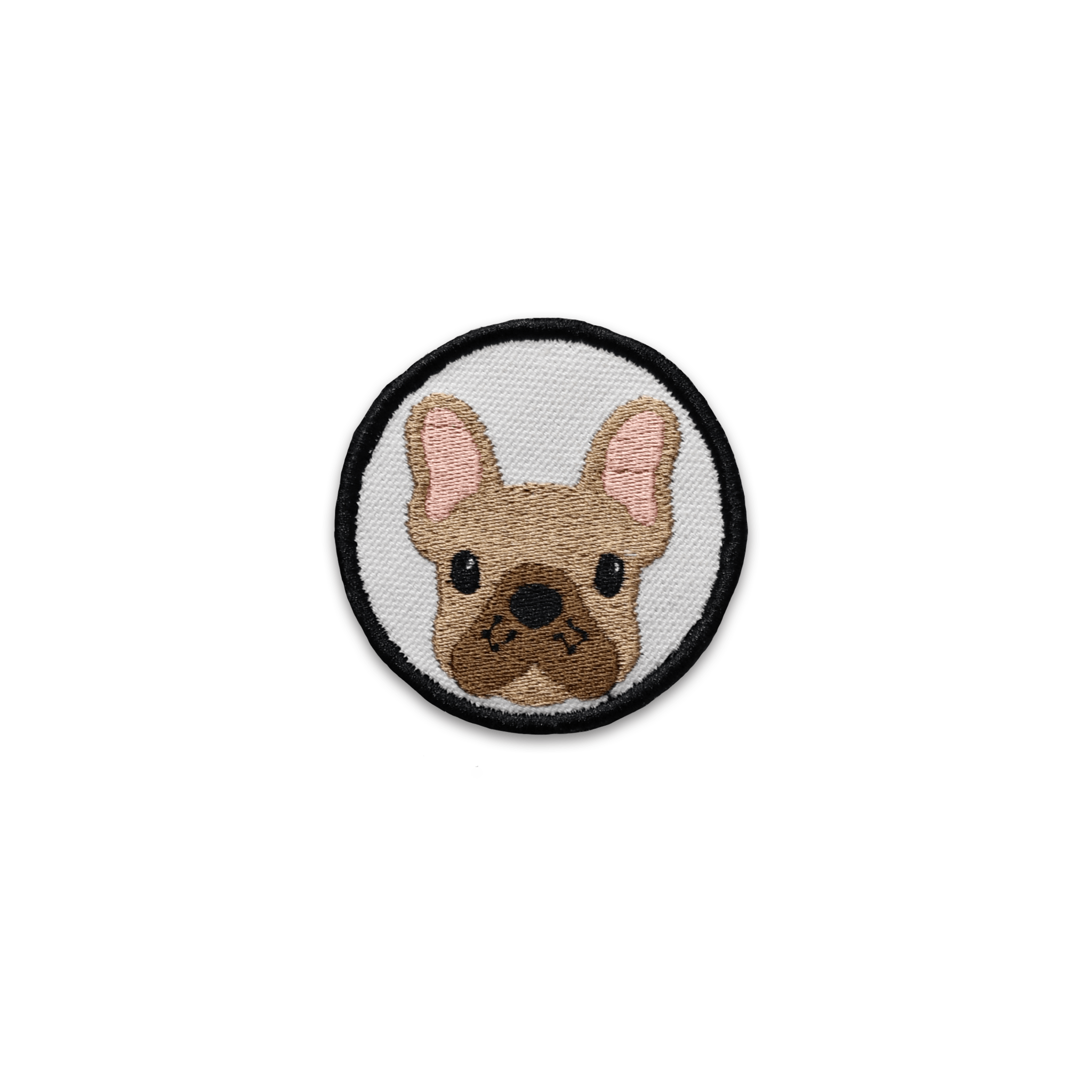 White-Frenchie Dog Patches