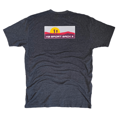 K9 Sport Sack T-Shirt Charcoal Back Side